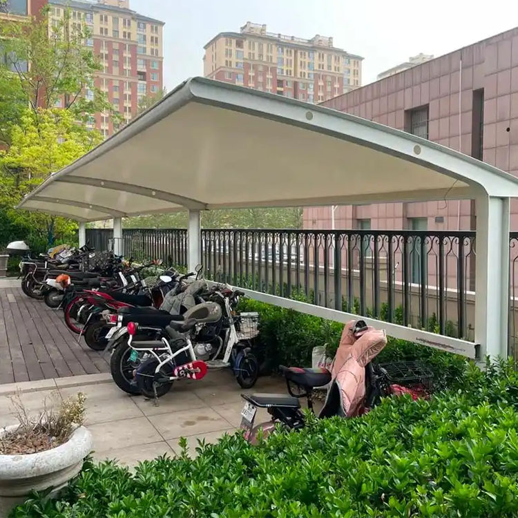 绥化膜结构电动车棚